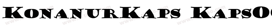 KonanurKaps Kaps001.001字体转换